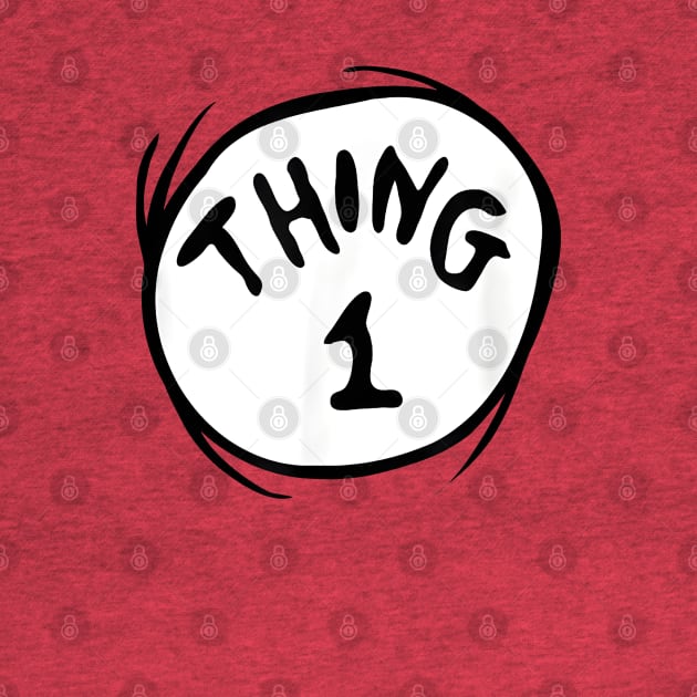 Dr. Seuss Thing 1 logo by Space wolrd